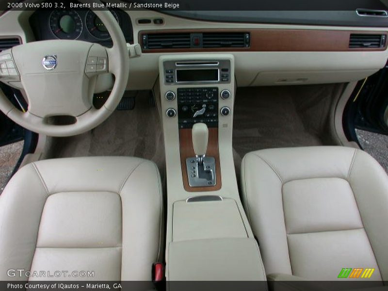Barents Blue Metallic / Sandstone Beige 2008 Volvo S80 3.2