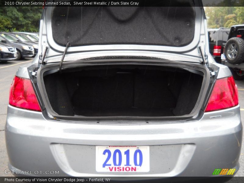 Silver Steel Metallic / Dark Slate Gray 2010 Chrysler Sebring Limited Sedan
