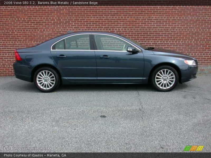 Barents Blue Metallic / Sandstone Beige 2008 Volvo S80 3.2