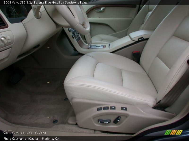 Barents Blue Metallic / Sandstone Beige 2008 Volvo S80 3.2