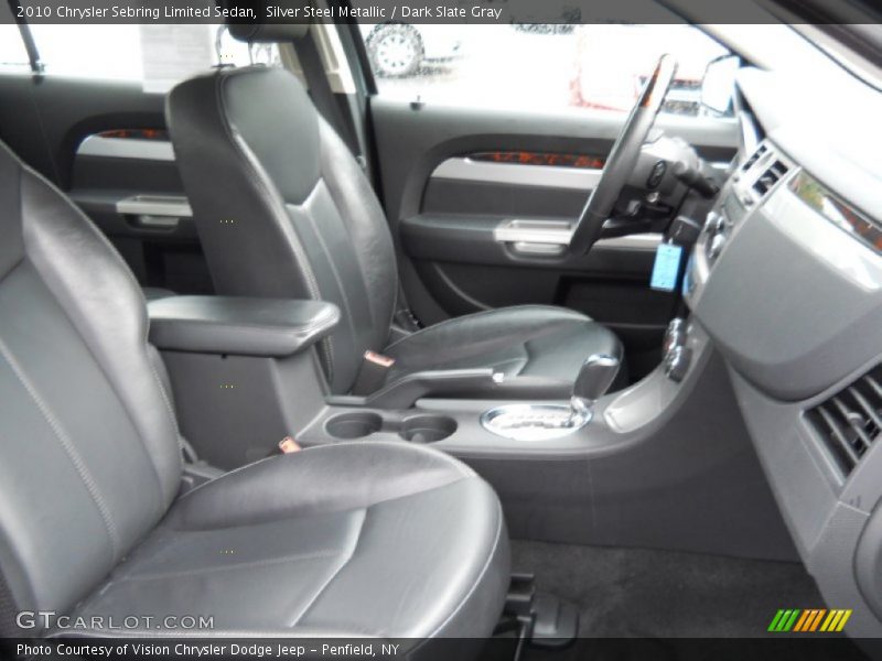 Silver Steel Metallic / Dark Slate Gray 2010 Chrysler Sebring Limited Sedan