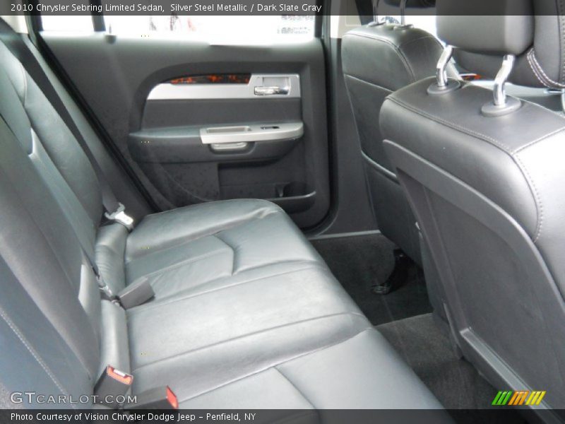 Silver Steel Metallic / Dark Slate Gray 2010 Chrysler Sebring Limited Sedan