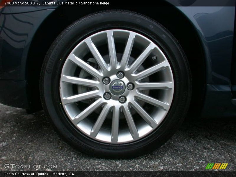 Barents Blue Metallic / Sandstone Beige 2008 Volvo S80 3.2