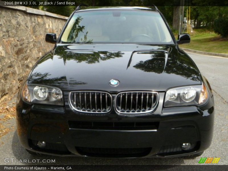 Jet Black / Sand Beige 2006 BMW X3 3.0i