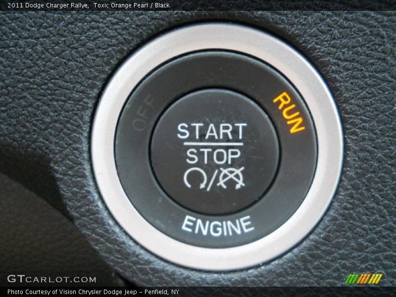 Toxic Orange Pearl / Black 2011 Dodge Charger Rallye