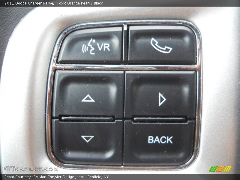Toxic Orange Pearl / Black 2011 Dodge Charger Rallye