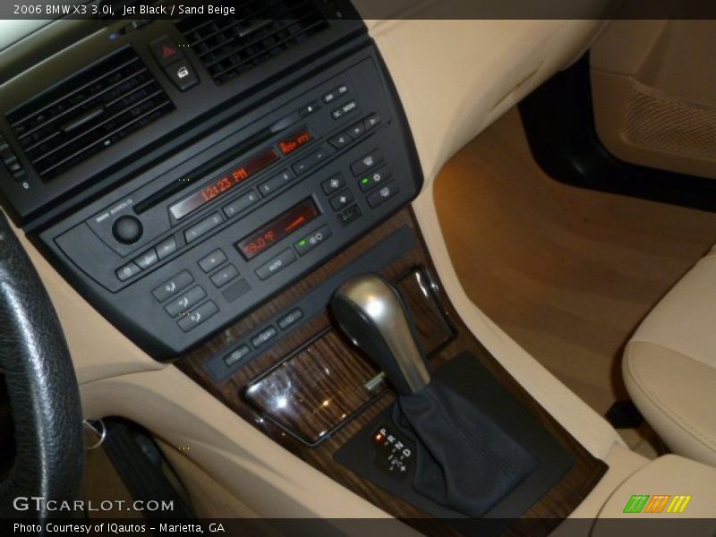 Jet Black / Sand Beige 2006 BMW X3 3.0i