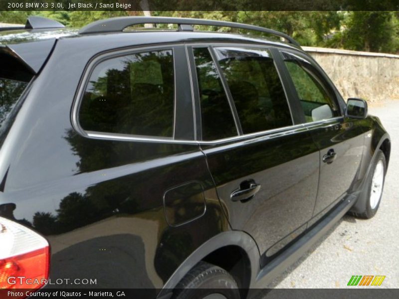Jet Black / Sand Beige 2006 BMW X3 3.0i
