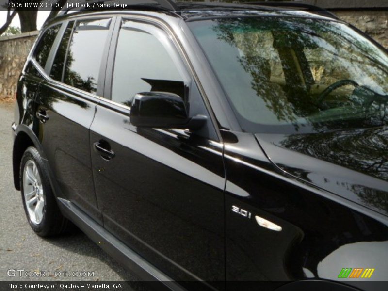 Jet Black / Sand Beige 2006 BMW X3 3.0i