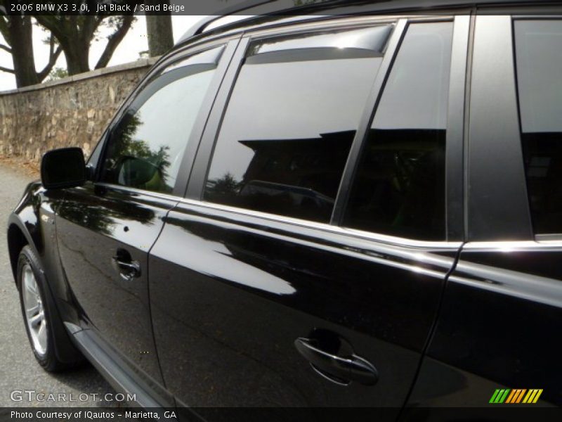 Jet Black / Sand Beige 2006 BMW X3 3.0i