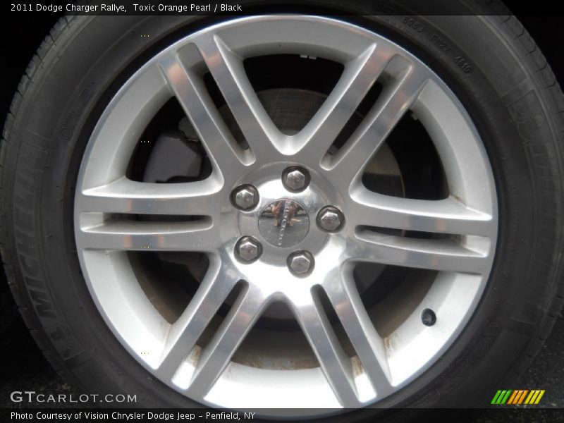 Toxic Orange Pearl / Black 2011 Dodge Charger Rallye