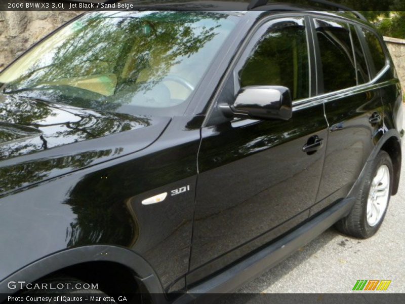 Jet Black / Sand Beige 2006 BMW X3 3.0i