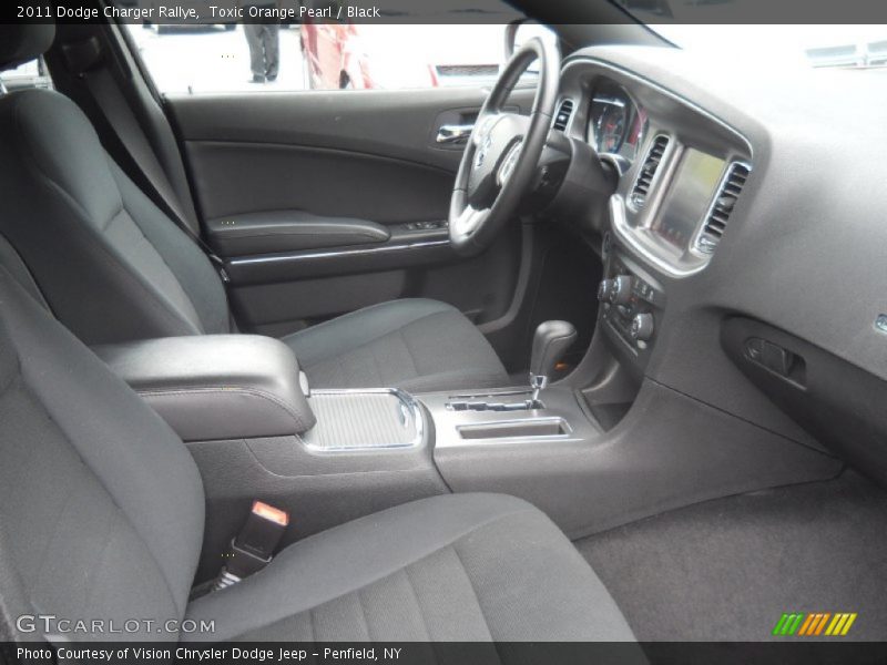 Toxic Orange Pearl / Black 2011 Dodge Charger Rallye