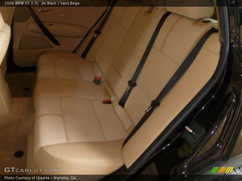 Jet Black / Sand Beige 2006 BMW X3 3.0i