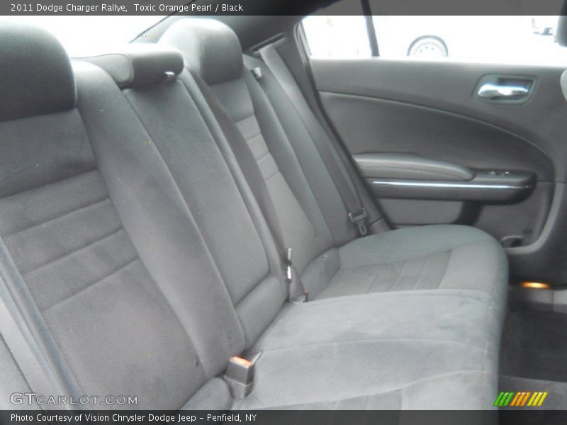 Toxic Orange Pearl / Black 2011 Dodge Charger Rallye