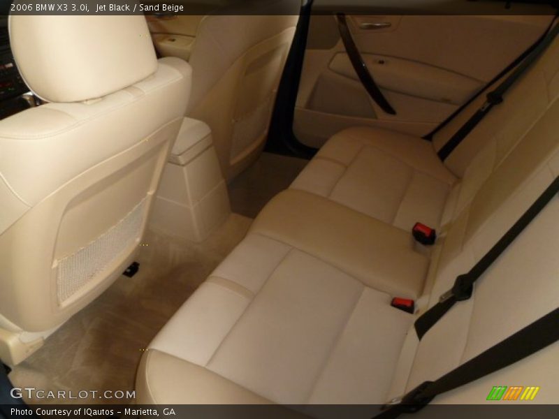 Jet Black / Sand Beige 2006 BMW X3 3.0i