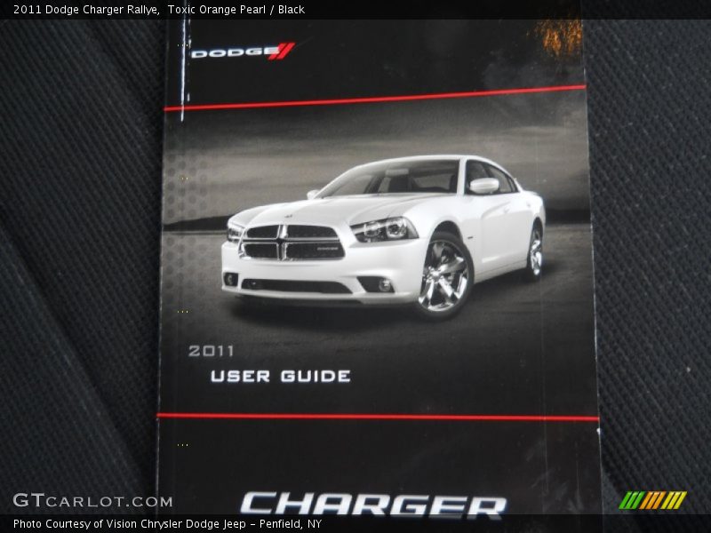Toxic Orange Pearl / Black 2011 Dodge Charger Rallye