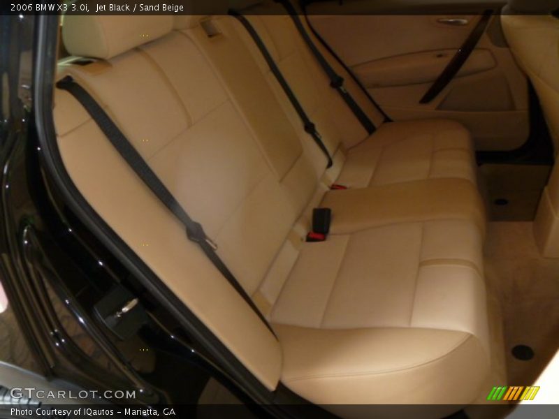 Jet Black / Sand Beige 2006 BMW X3 3.0i
