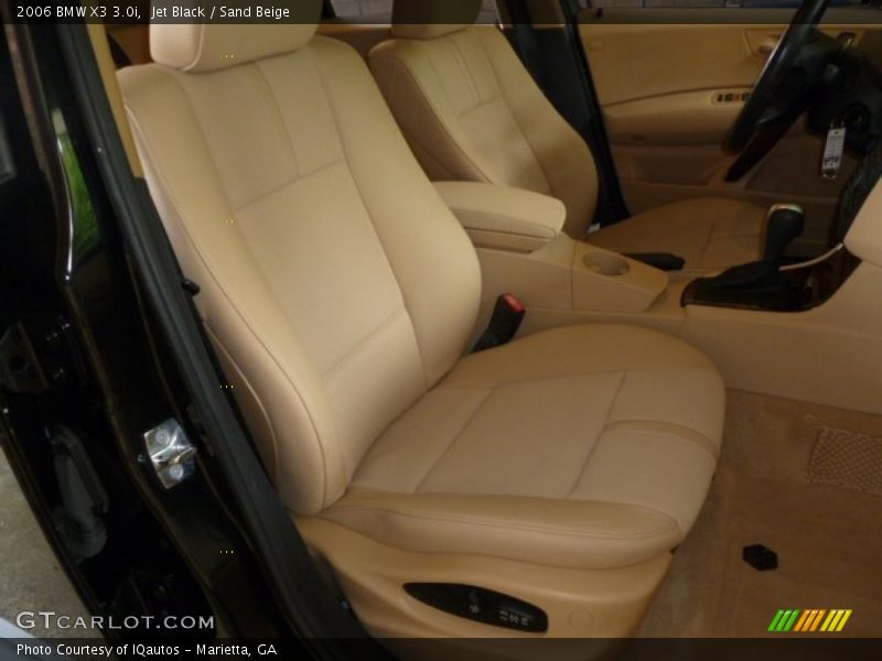 Jet Black / Sand Beige 2006 BMW X3 3.0i