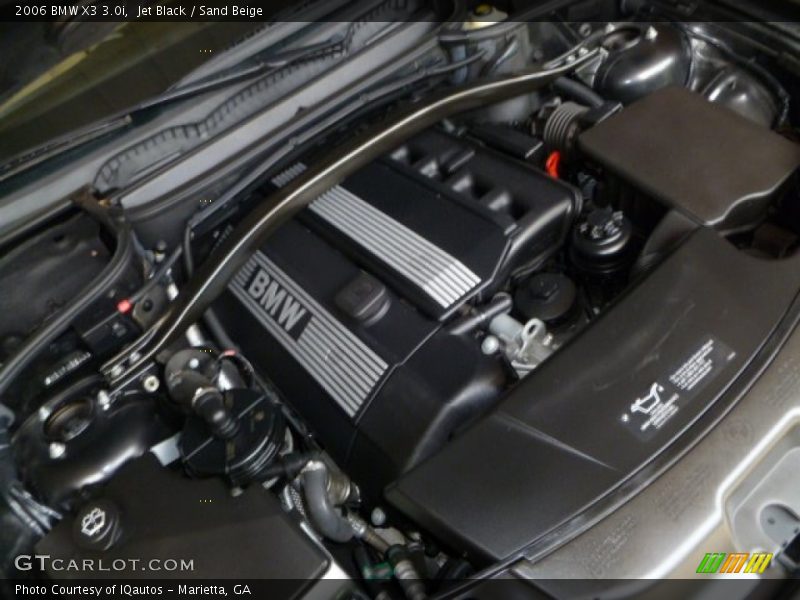 Jet Black / Sand Beige 2006 BMW X3 3.0i