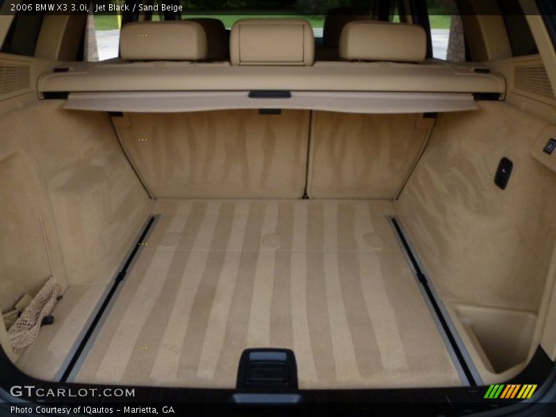 Jet Black / Sand Beige 2006 BMW X3 3.0i