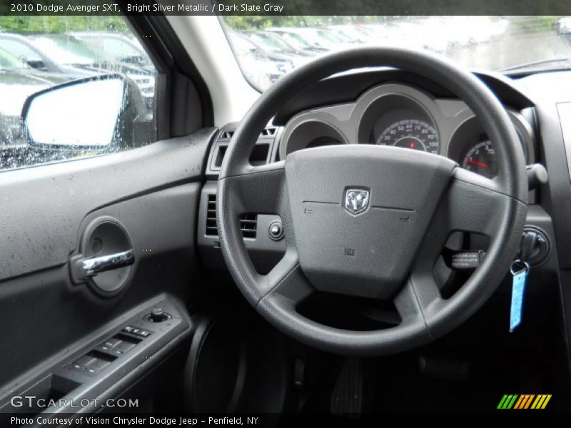 Bright Silver Metallic / Dark Slate Gray 2010 Dodge Avenger SXT