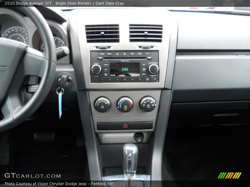 Bright Silver Metallic / Dark Slate Gray 2010 Dodge Avenger SXT
