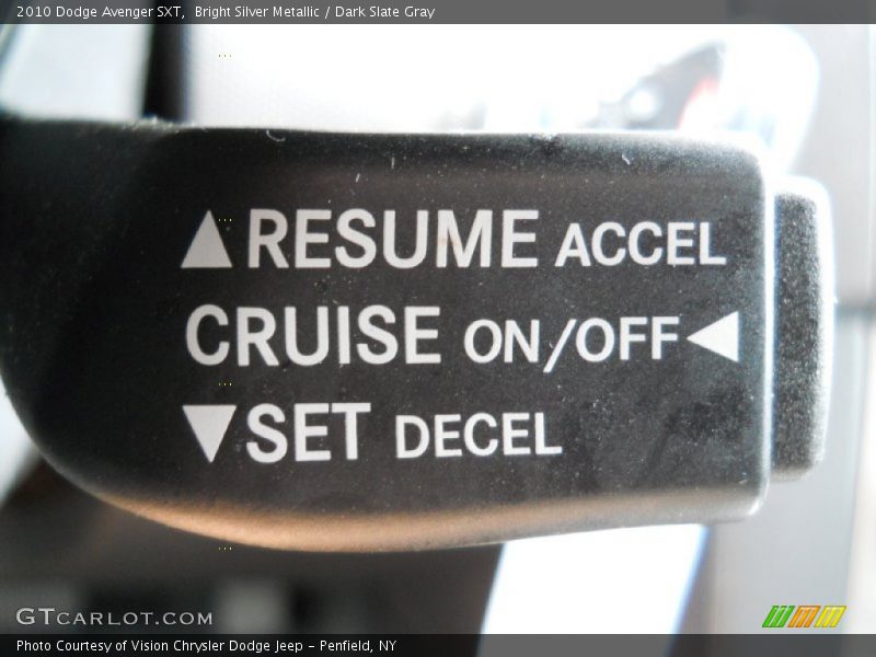 Bright Silver Metallic / Dark Slate Gray 2010 Dodge Avenger SXT