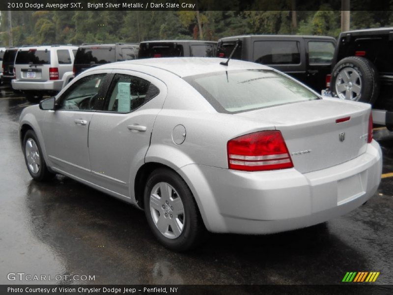 Bright Silver Metallic / Dark Slate Gray 2010 Dodge Avenger SXT