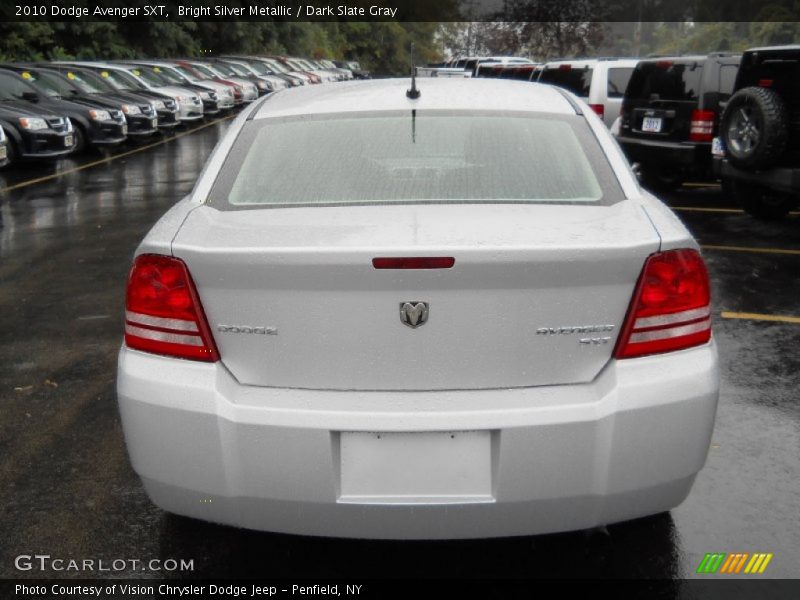 Bright Silver Metallic / Dark Slate Gray 2010 Dodge Avenger SXT