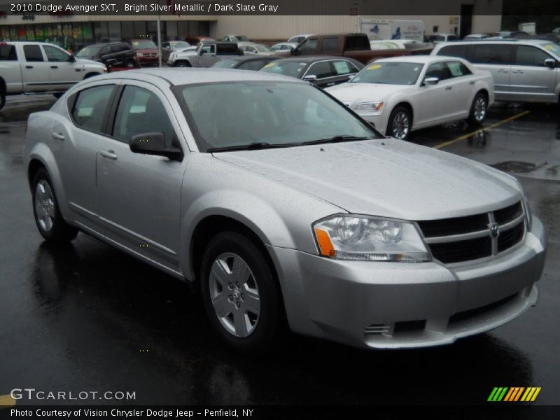 Bright Silver Metallic / Dark Slate Gray 2010 Dodge Avenger SXT