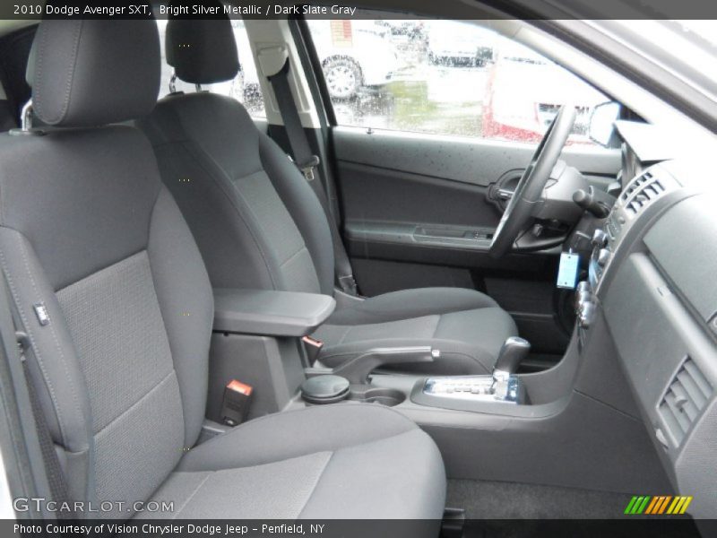 Bright Silver Metallic / Dark Slate Gray 2010 Dodge Avenger SXT