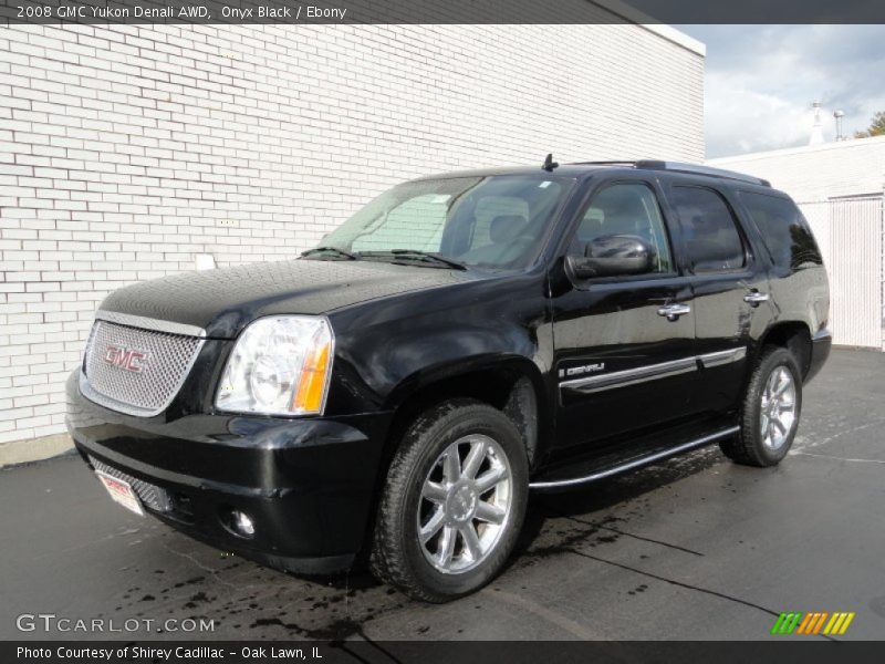 Onyx Black / Ebony 2008 GMC Yukon Denali AWD