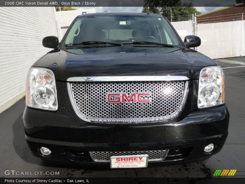 Onyx Black / Ebony 2008 GMC Yukon Denali AWD
