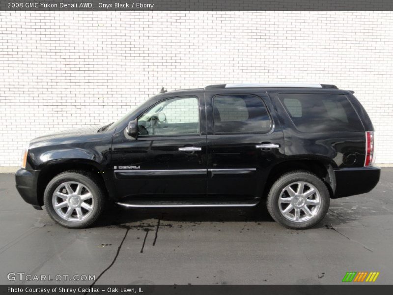 Onyx Black / Ebony 2008 GMC Yukon Denali AWD