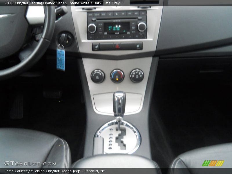 Stone White / Dark Slate Gray 2010 Chrysler Sebring Limited Sedan