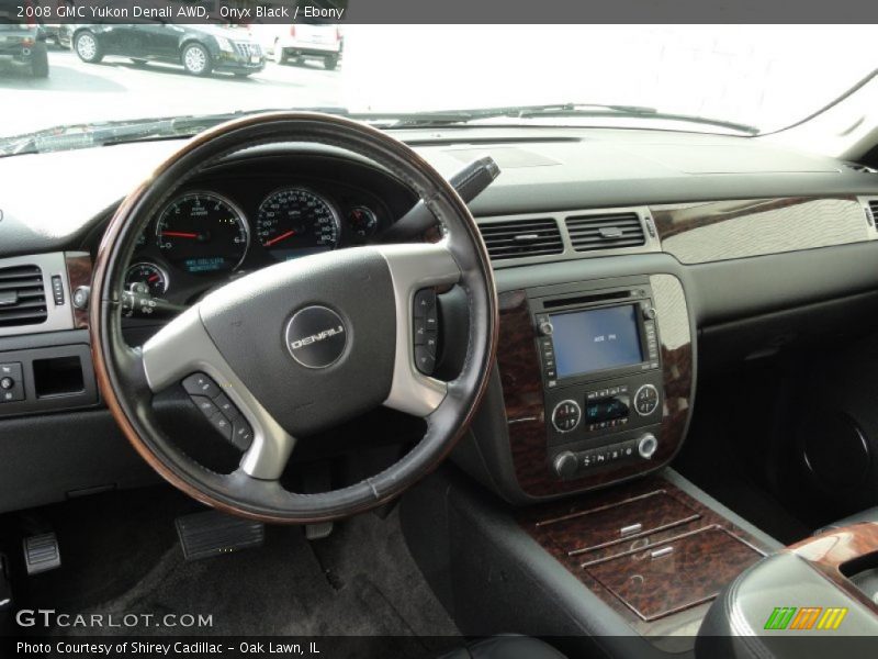 Onyx Black / Ebony 2008 GMC Yukon Denali AWD