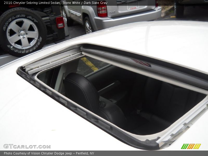 Stone White / Dark Slate Gray 2010 Chrysler Sebring Limited Sedan