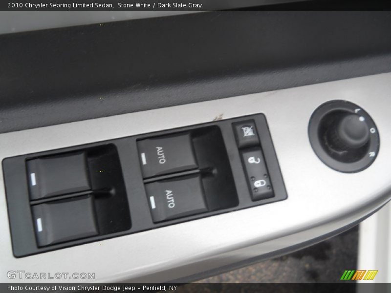 Stone White / Dark Slate Gray 2010 Chrysler Sebring Limited Sedan