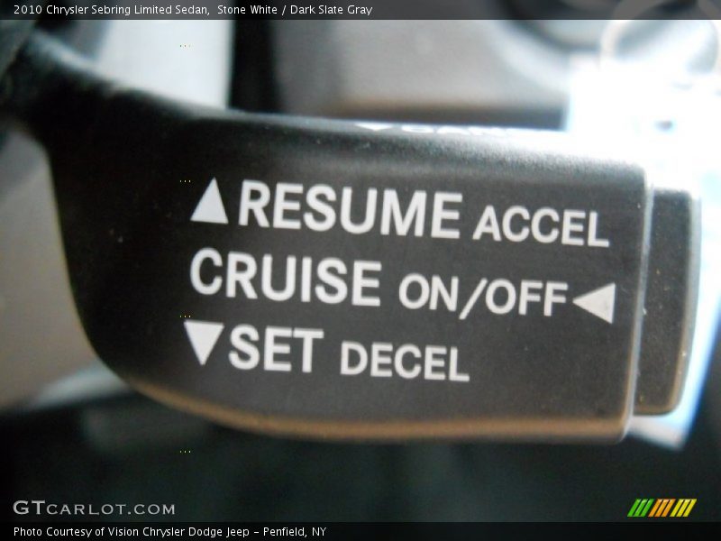Stone White / Dark Slate Gray 2010 Chrysler Sebring Limited Sedan