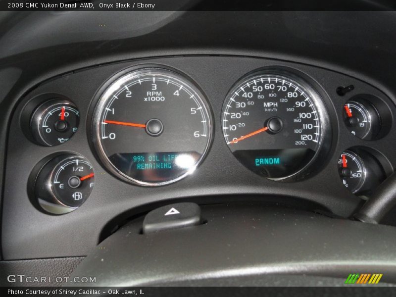 Onyx Black / Ebony 2008 GMC Yukon Denali AWD