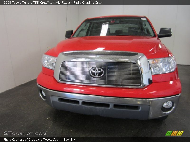 Radiant Red / Graphite Gray 2008 Toyota Tundra TRD CrewMax 4x4