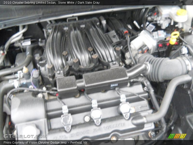 Stone White / Dark Slate Gray 2010 Chrysler Sebring Limited Sedan