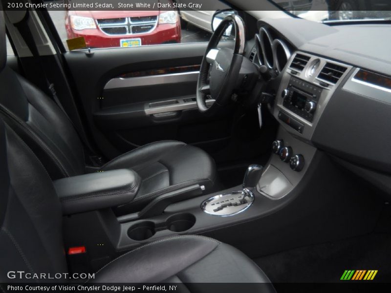 Stone White / Dark Slate Gray 2010 Chrysler Sebring Limited Sedan