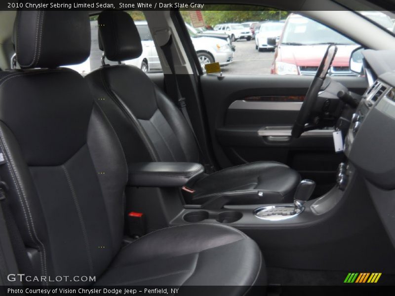 Stone White / Dark Slate Gray 2010 Chrysler Sebring Limited Sedan