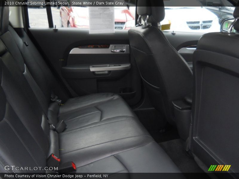 Stone White / Dark Slate Gray 2010 Chrysler Sebring Limited Sedan