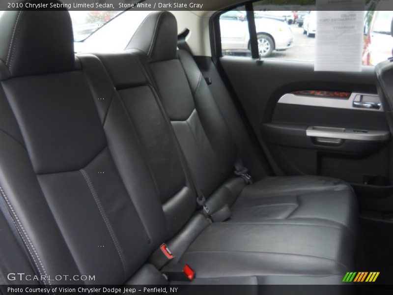 Stone White / Dark Slate Gray 2010 Chrysler Sebring Limited Sedan