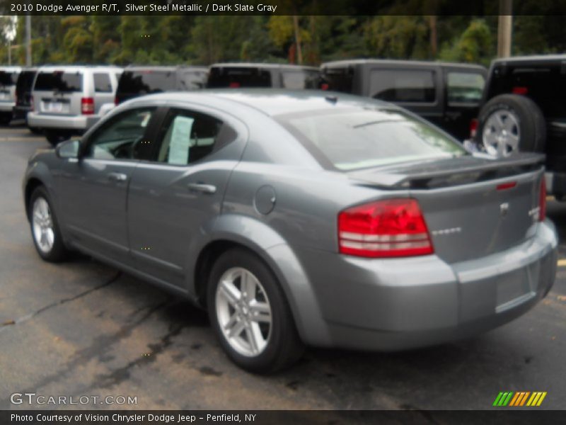 Silver Steel Metallic / Dark Slate Gray 2010 Dodge Avenger R/T