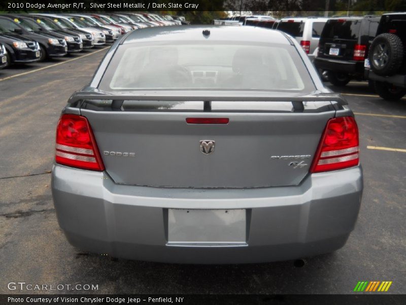 Silver Steel Metallic / Dark Slate Gray 2010 Dodge Avenger R/T