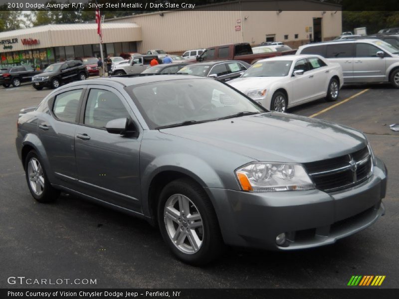 Silver Steel Metallic / Dark Slate Gray 2010 Dodge Avenger R/T